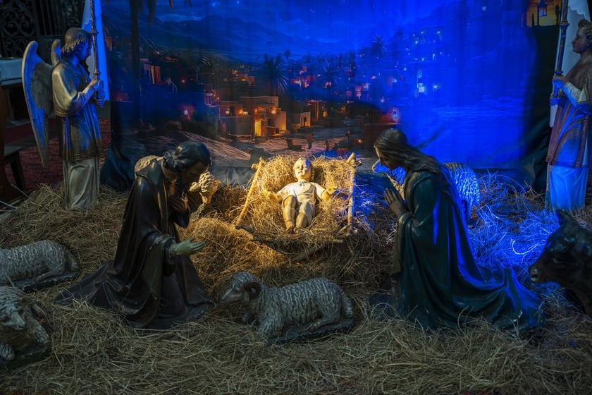 Szopka w kościele pw. Św. Doroty we Wrocławiu